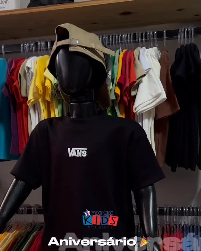 Camiseta Vans preta