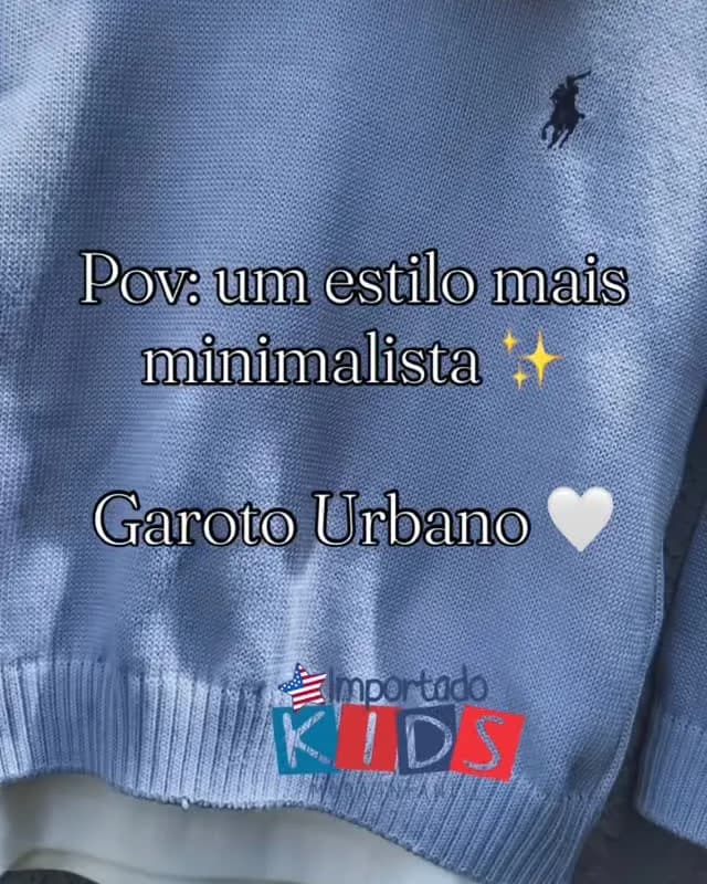 Suéter Ralph Lauren azul claro